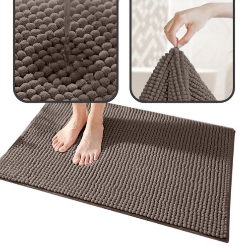 Tapete Banheiro Antiderrapante 40x60 Bolinha Microfibra Conforto e Absorção Rápida!