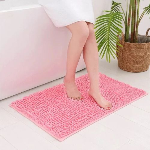 Tapete Banheiro Antiderrapante 40x60 Bolinha Microfibra Conforto e Absorção Rápida!