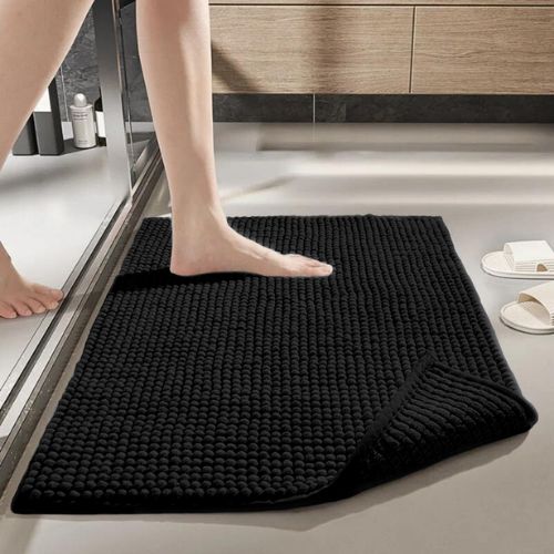 Tapete Banheiro Antiderrapante 40x60 Bolinha Microfibra Conforto e Absorção Rápida!