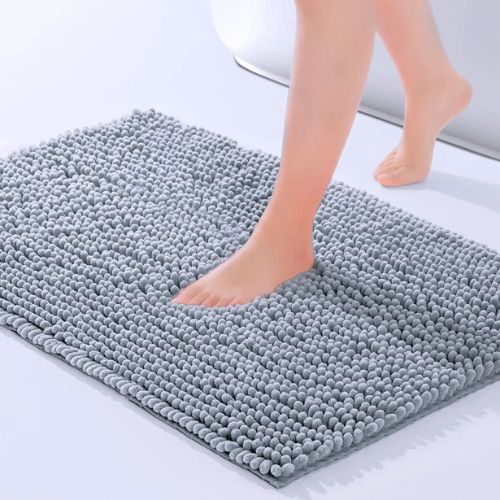 Tapete Banheiro Antiderrapante 40x60 Bolinha Microfibra Conforto e Absorção Rápida!