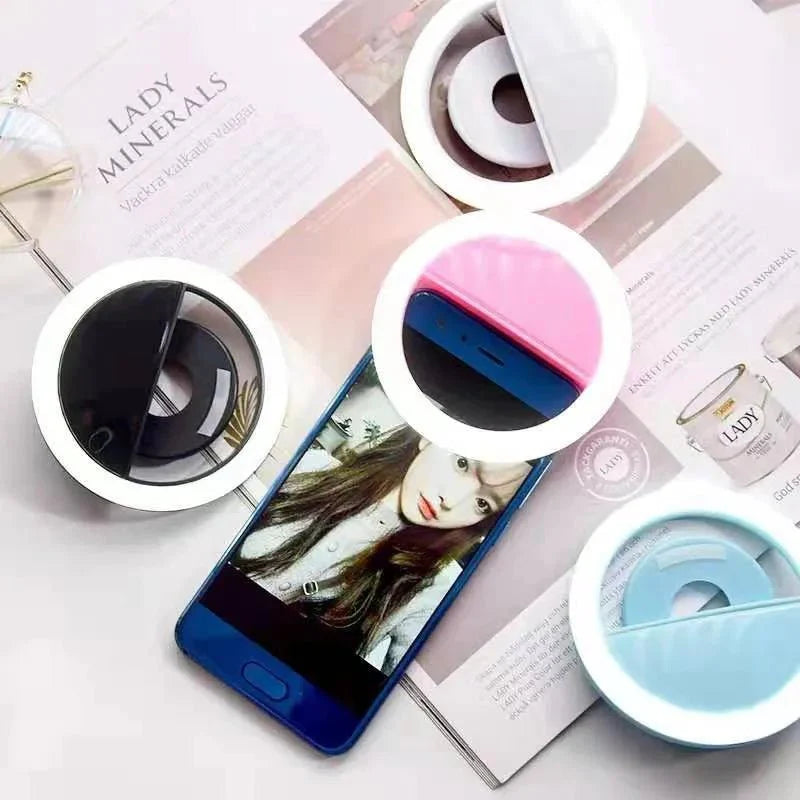 Anel de Luz Flash para Celular Ring Light Tire Fotos com Iluminação Perfeita