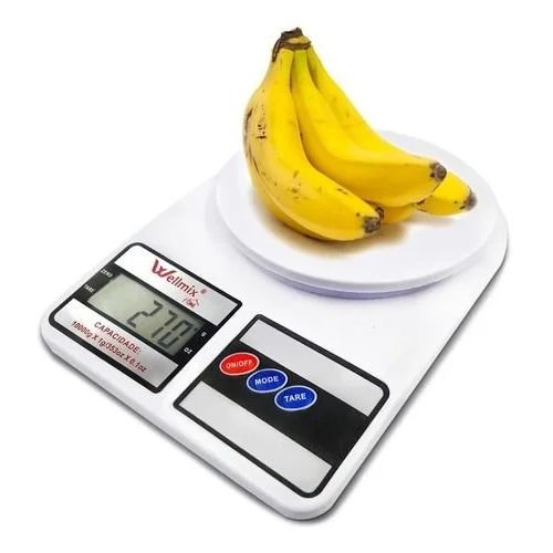 Balança Digital para Cozinha de Alta Precisão até 10kg Nutrição e Dieta