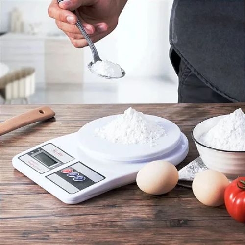 Balança Digital para Cozinha de Alta Precisão até 10kg Nutrição e Dieta