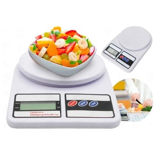 Balança Digital para Cozinha de Alta Precisão até 10kg Nutrição e Dieta