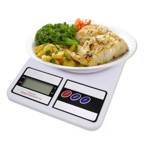 Balança Digital para Cozinha de Alta Precisão até 10kg Nutrição e Dieta