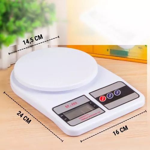 Balança Digital para Cozinha de Alta Precisão até 10kg Nutrição e Dieta
