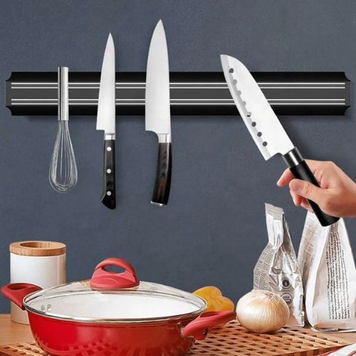 Barra Magnética Suporte para Organização de Facas 33cm