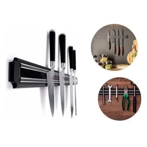 Barra Magnética Suporte para Organização de Facas 33cm