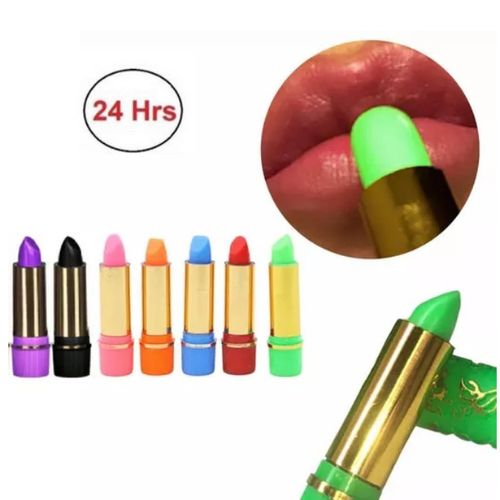 Batom Mágico 24 Horas Kit com 6 Batons de Longa Duração