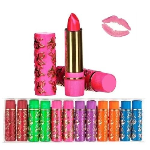 Batom Mágico 24 Horas Kit com 6 Batons de Longa Duração