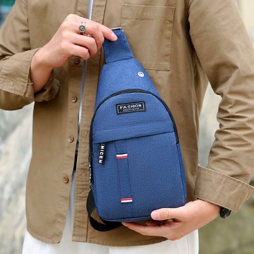 Bolsa Masculina Crossbody Impermeável com Vários Compartimentos Compacta e Funcional