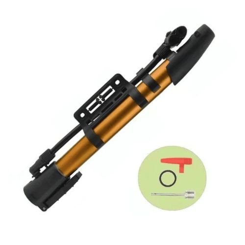 Bomba de Ar Portátil Multiuso para Bicicletas e Bolas com Bico Fino e Grosso
