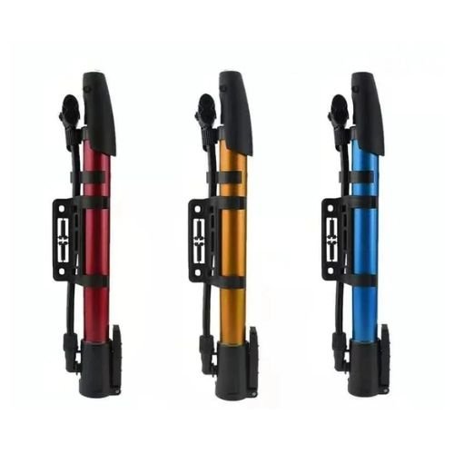 Bomba de Ar Portátil Multiuso para Bicicletas e Bolas com Bico Fino e Grosso