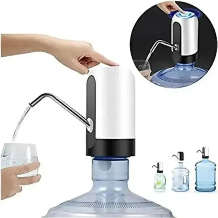 Bomba Elétrica para Galão de Água Dispensador Universal com Carregamento USB