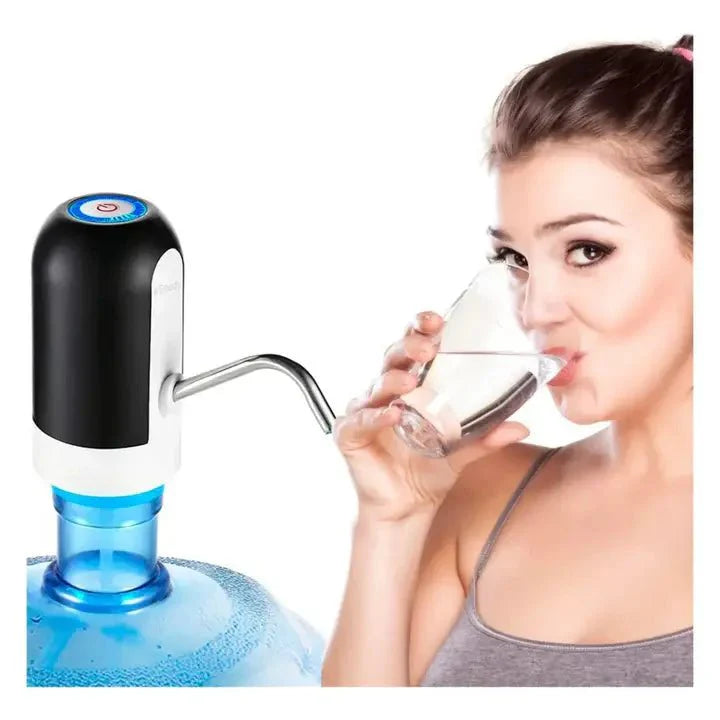Bomba Elétrica para Galão de Água Dispensador Universal com Carregamento USB