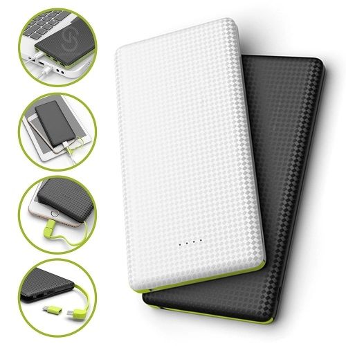 Carregador Portátil Power Bank 10.000mah Com Adaptador Android e iPhone