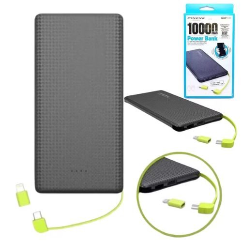 Carregador Portátil Power Bank 10.000mah Com Adaptador Android e iPhone