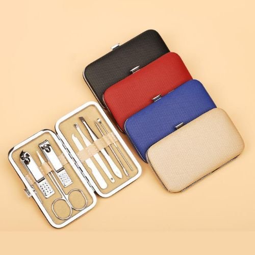 Conjunto de Manicure Cortador de Unhas Kit com 8 Peças