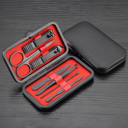 Conjunto de Manicure Cortador de Unhas Kit com 8 Peças