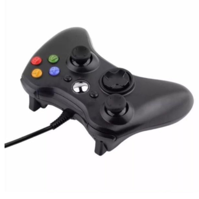 Controle Com Fio Compatível Para Xbox 360 e PC 2 em 1