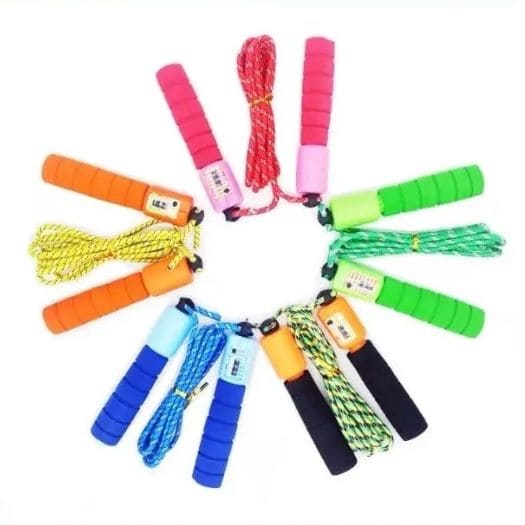 Corda de Pular com Rolamento e Contador para Crossfit Fitness Profissional