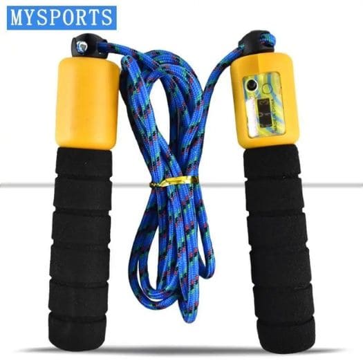 Corda de Pular com Rolamento e Contador para Crossfit Fitness Profissional