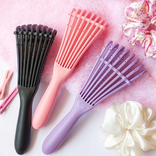 Escova Polvo Detangler Perfeita para Desembaraçar Cabelos Cacheados
