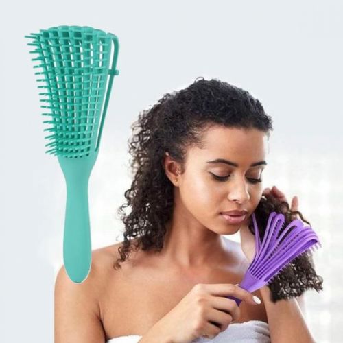 Escova Polvo Detangler Perfeita para Desembaraçar Cabelos Cacheados