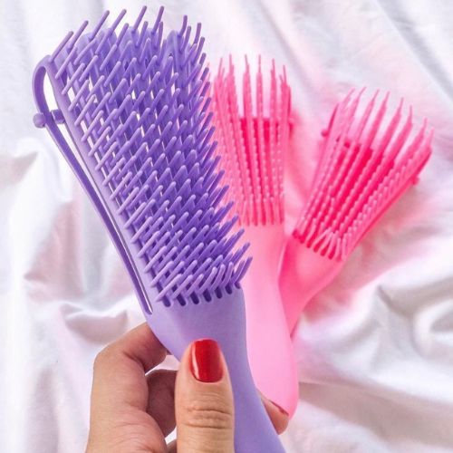 Escova Polvo Detangler Perfeita para Desembaraçar Cabelos Cacheados