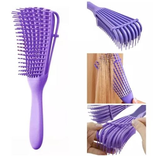 Escova Polvo Detangler Perfeita para Desembaraçar Cabelos Cacheados