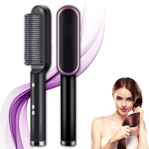 Escova Elétrica 2 em 1 Secadora e Modeladora de Cabelo Bivolt