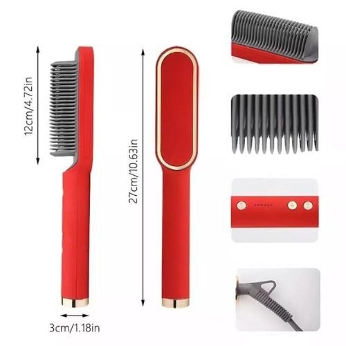 Escova Elétrica 2 em 1 Secadora e Modeladora de Cabelo Bivolt