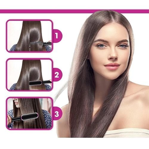 Escova Elétrica 2 em 1 Secadora e Modeladora de Cabelo Bivolt