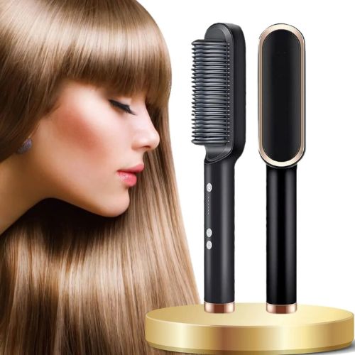 Escova Elétrica 2 em 1 Secadora e Modeladora de Cabelo Bivolt
