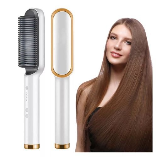 Escova Elétrica 2 em 1 Secadora e Modeladora de Cabelo Bivolt