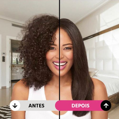 Escova Elétrica 2 em 1 Secadora e Modeladora de Cabelo Bivolt