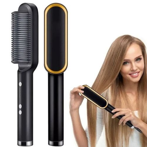 Escova Elétrica 2 em 1 Secadora e Modeladora de Cabelo Bivolt