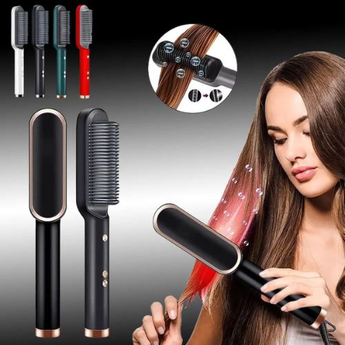 Escova Elétrica 2 em 1 Secadora e Modeladora de Cabelo Bivolt