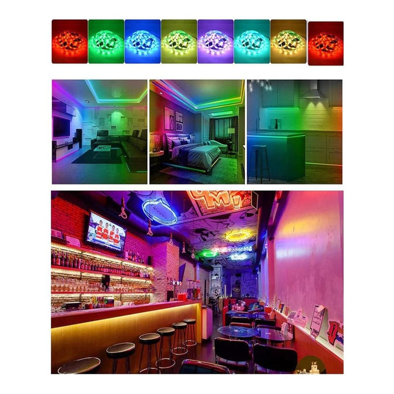 Fita Led RGB com 5 Metros + Controladora e Fonte