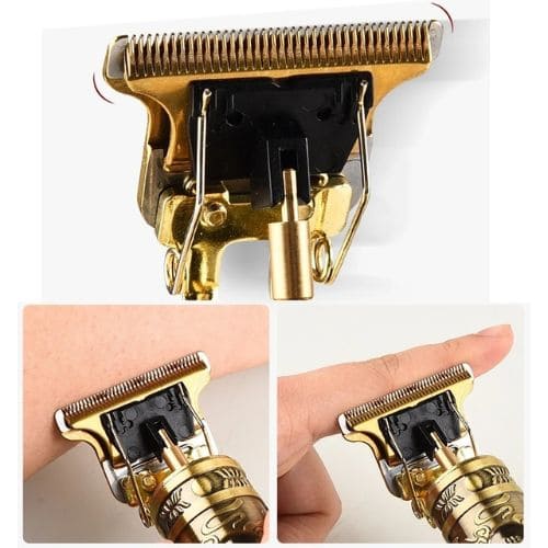 Máquina de Cortar Cabelo e Barba Recarregável de Alta Precisão