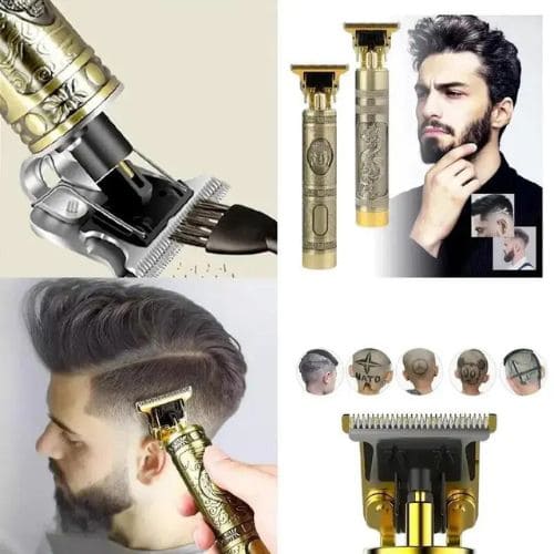 Máquina de Cortar Cabelo e Barba Recarregável de Alta Precisão