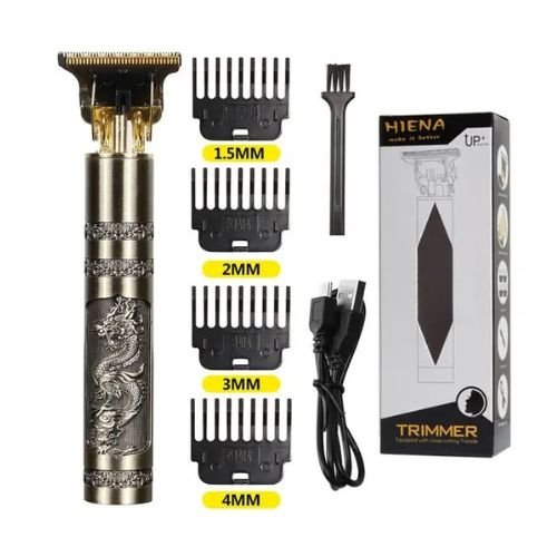 Máquina de Cortar Cabelo e Barba Recarregável de Alta Precisão