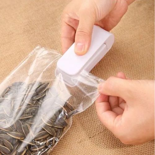 Mini Seladora Portátil para Saco Plástico Conservação Fácil e Prática!