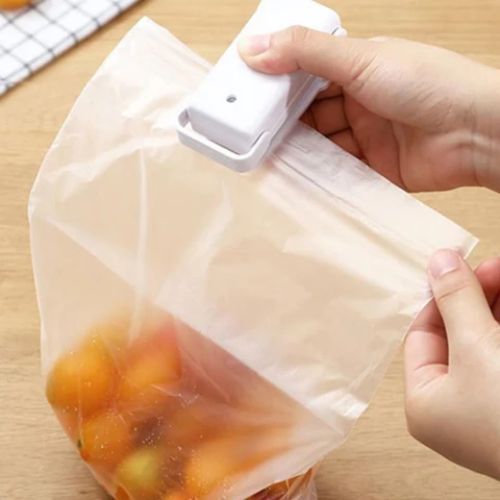 Mini Seladora Portátil para Saco Plástico Conservação Fácil e Prática!