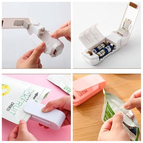 Mini Seladora Portátil para Saco Plástico Conservação Fácil e Prática!