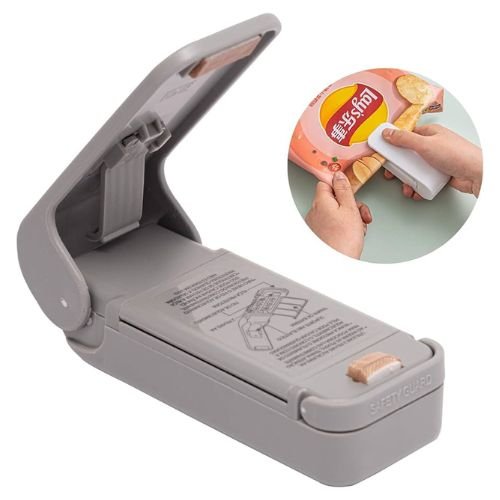 Mini Seladora Portátil para Saco Plástico Conservação Fácil e Prática!