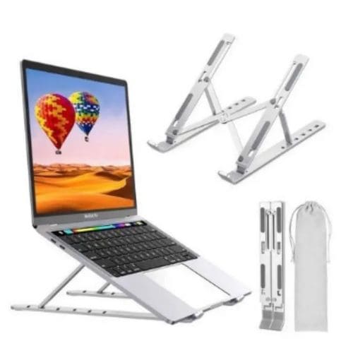 Suporte para Notebook com Base Regulável Postura Correta Home Office