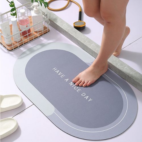 Tapete para Banheiro de Secagem Rápida Super Absorvente 38x58cm