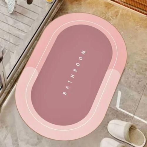 Tapete para Banheiro de Secagem Rápida Super Absorvente 38x58cm