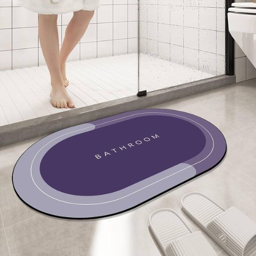 Tapete para Banheiro de Secagem Rápida Super Absorvente 38x58cm